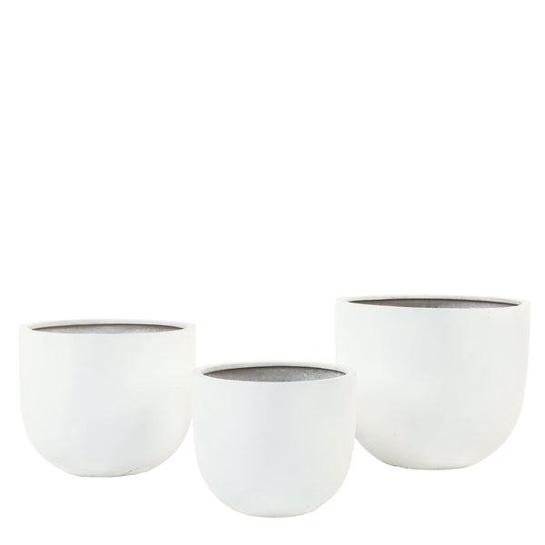 وعاء شجرة دائري من الألياف المتعددة