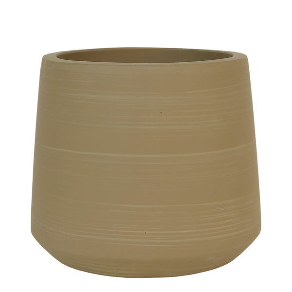 أصيص إسمنتي دائري كبير للأشجار