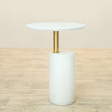 Furniture-Arela<br>Terrazzo Side Table-Bloomr