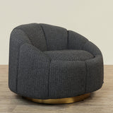 -Santa Swivel Armchair Lounge Chair-Bloomr