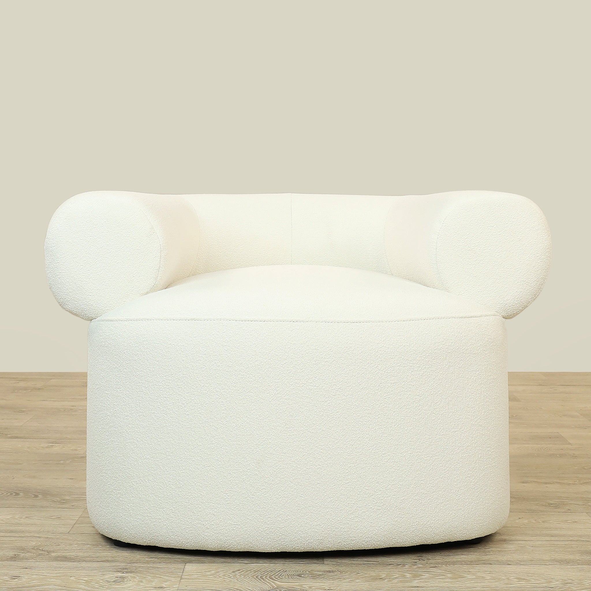 Furniture-Livonia - Bouclé<br> Armchair Lounge Chair-Bloomr