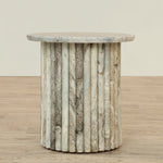 Furniture-Detti  <br>Marble Side Table-Bloomr