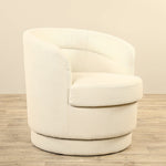 Dillon - Bouclé<br> Swivel Armchair Lounge Chair - Bloomr