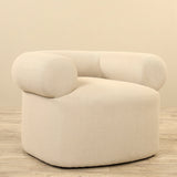 Livonia - Bouclé<br> Armchair Lounge Chair - Bloomr