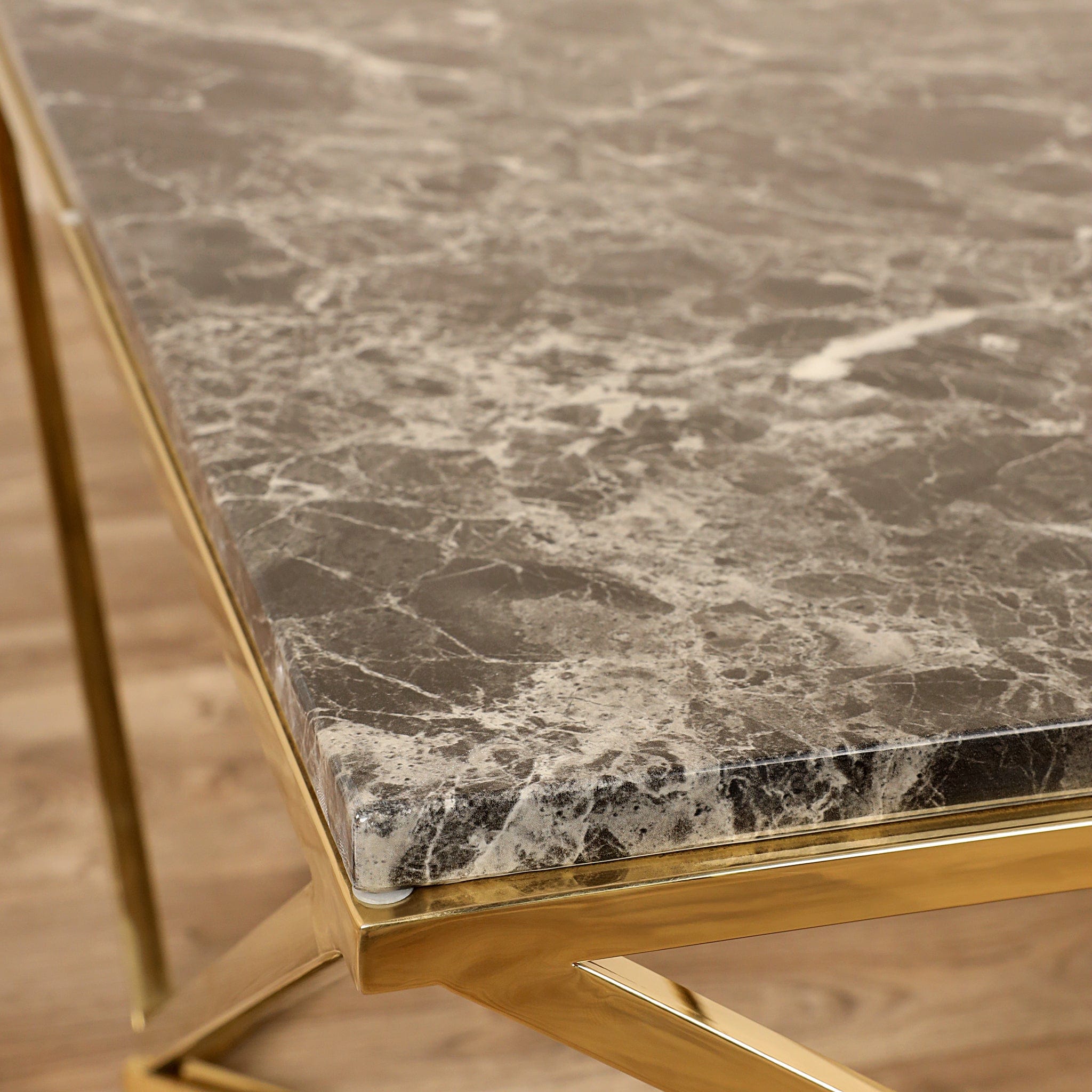 Furniture-Luca <br> Marble Coffee & Side Table-Bloomr