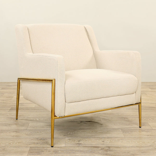 Ludo - Bouclé <br> Armchair Lounge Chair