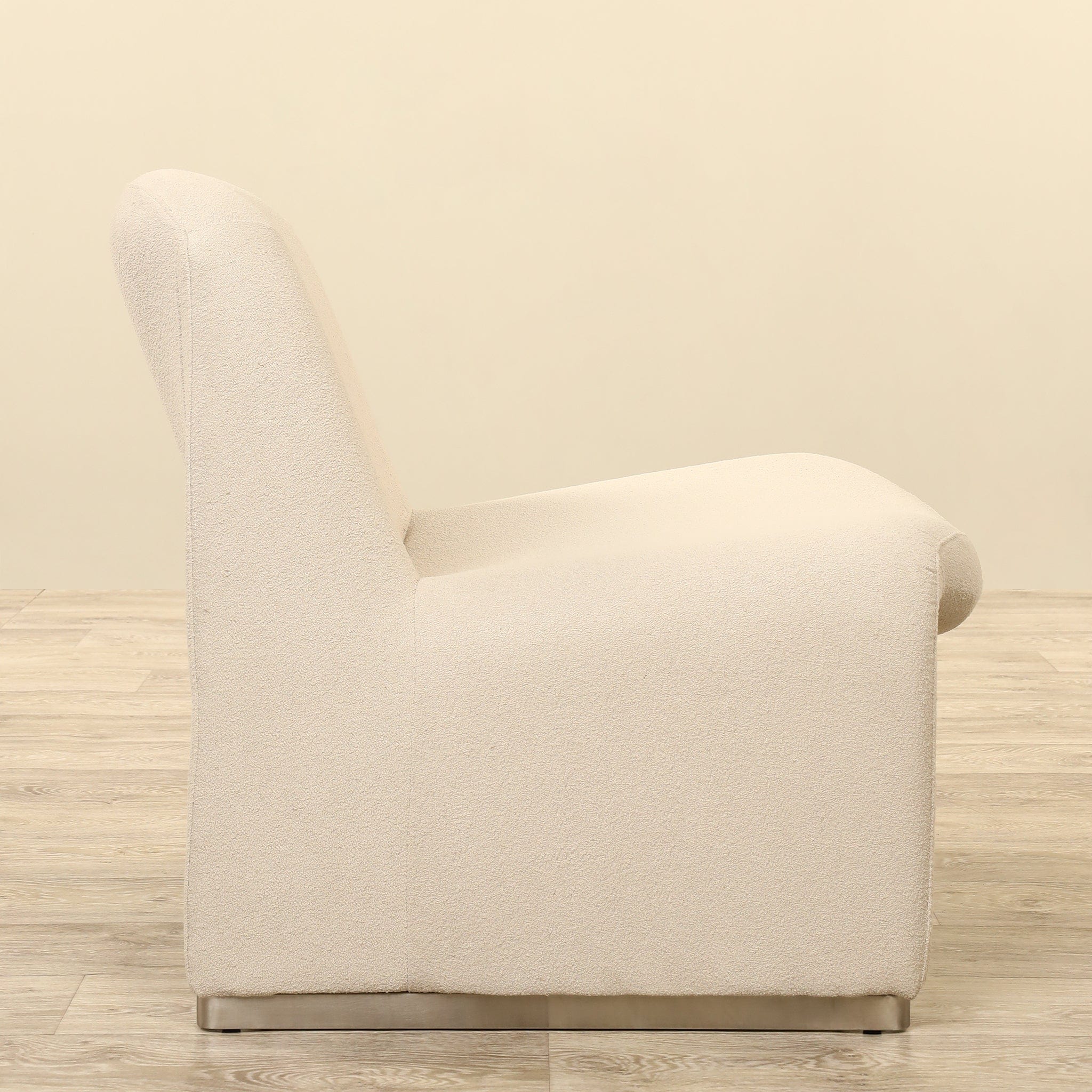 Furniture-Nia - Bouclé<br>  Armchair Lounge Chair-Bloomr