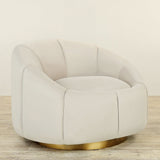 Santa <br>Swivel Armchair Lounge Chair - Bloomr