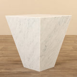 Furniture-Stella <br>Marble Side Table-Bloomr