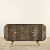 Furniture-Wooden Sideboard / Cabinet-Bloomr